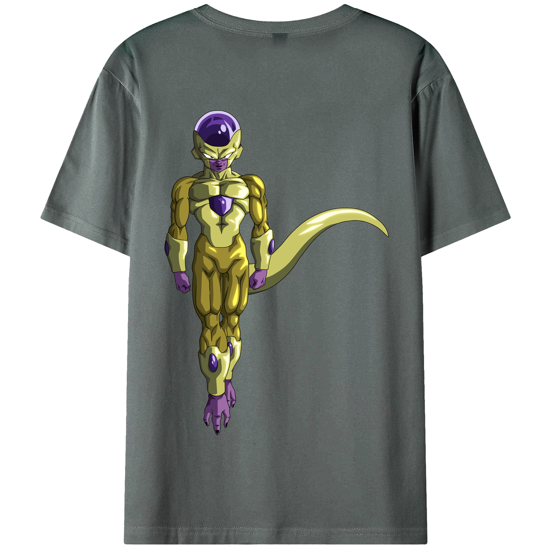 （画像用） ドラゴンボール フリーザ DRAGON BALL Frieza 綿100％半袖Tシャツ（背面プリント）